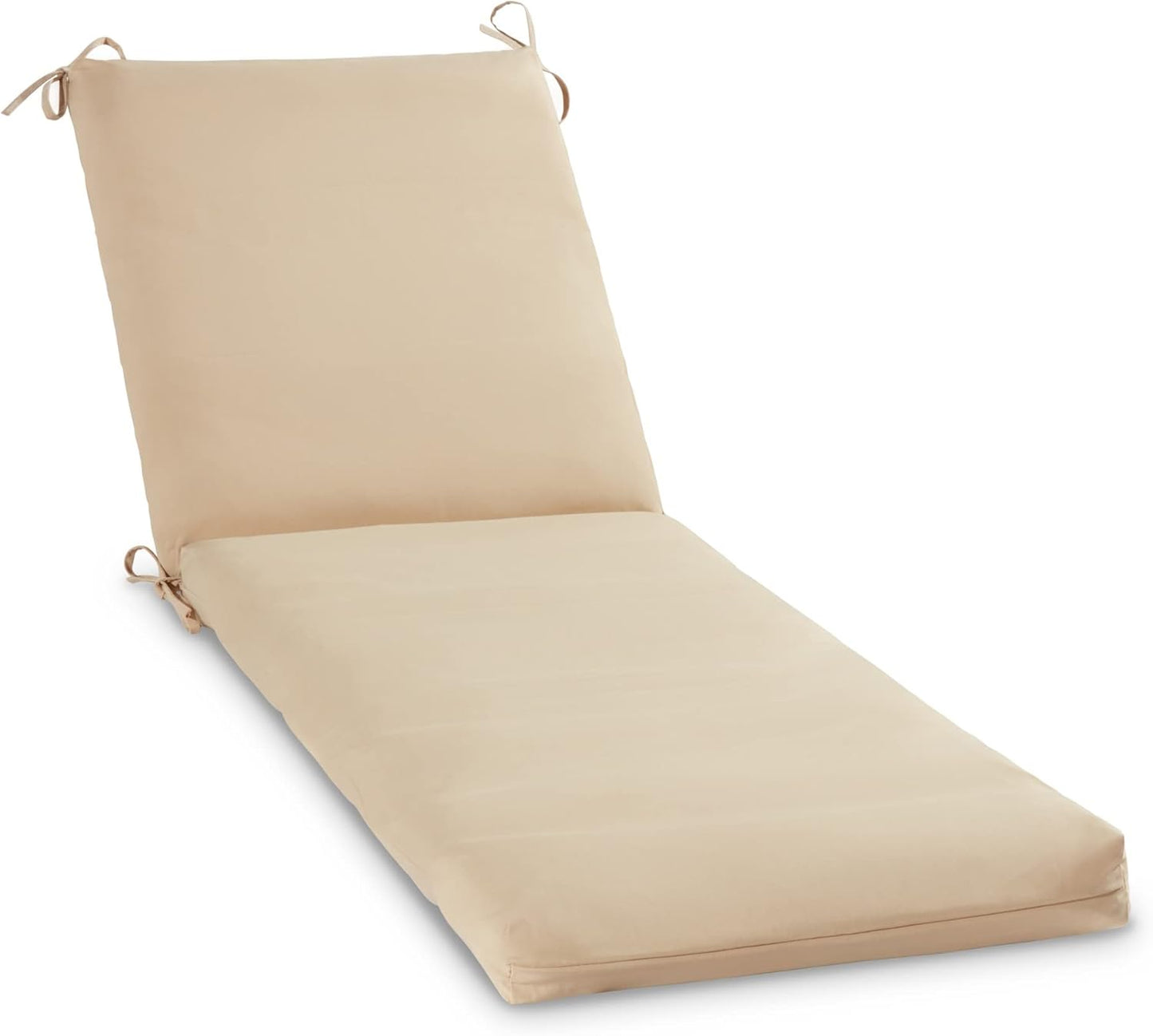 South Pine Porch Outdoor Reversible Chaise Lounge Chair Cushion with String Ties, Jamboree Paisley