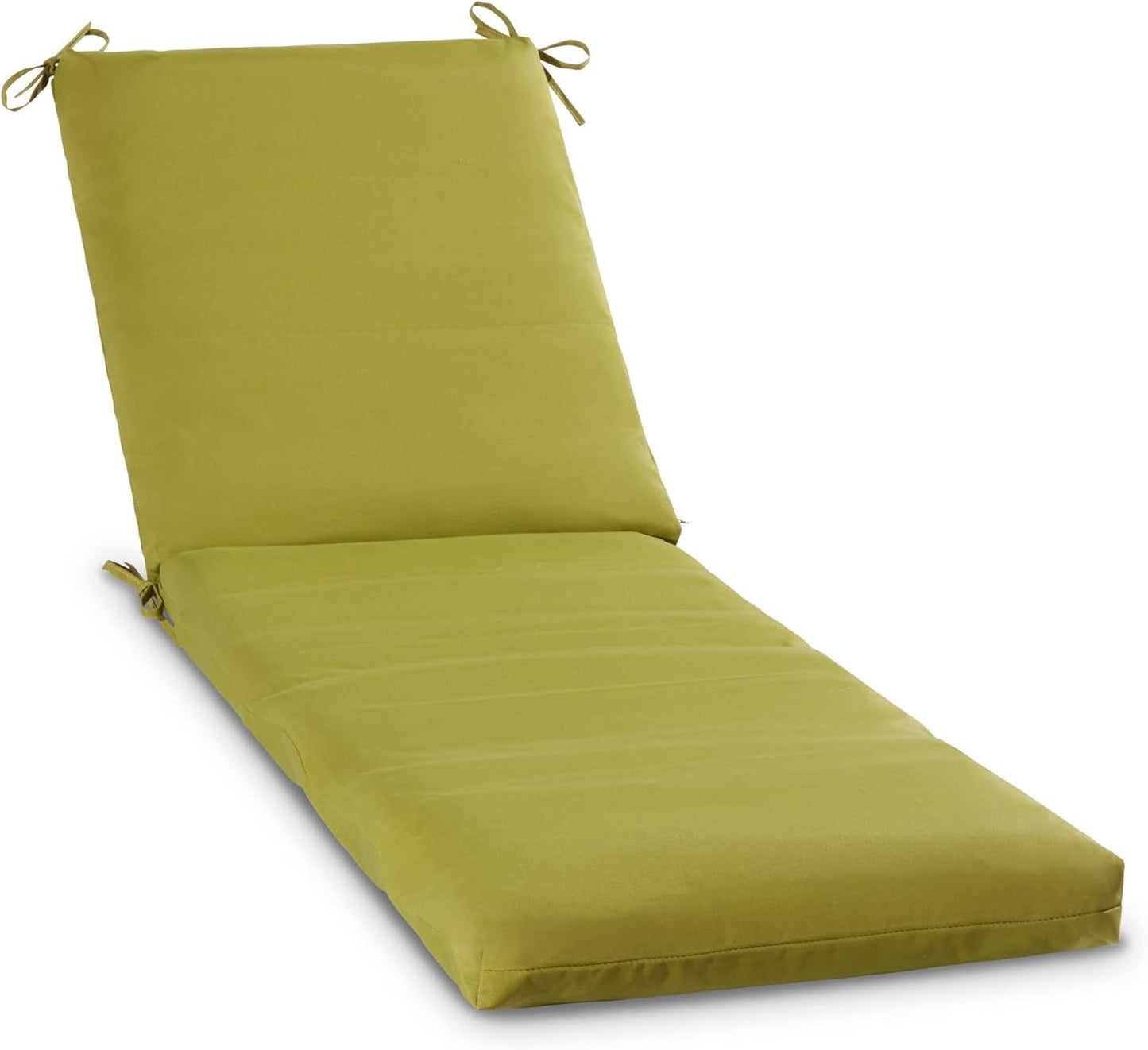 South Pine Porch Outdoor Reversible Chaise Lounge Chair Cushion with String Ties, Jamboree Paisley