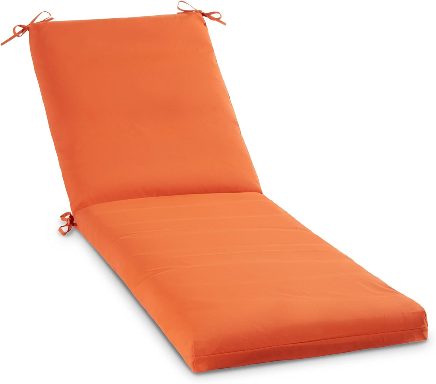 South Pine Porch Outdoor Reversible Chaise Lounge Chair Cushion with String Ties, Jamboree Paisley