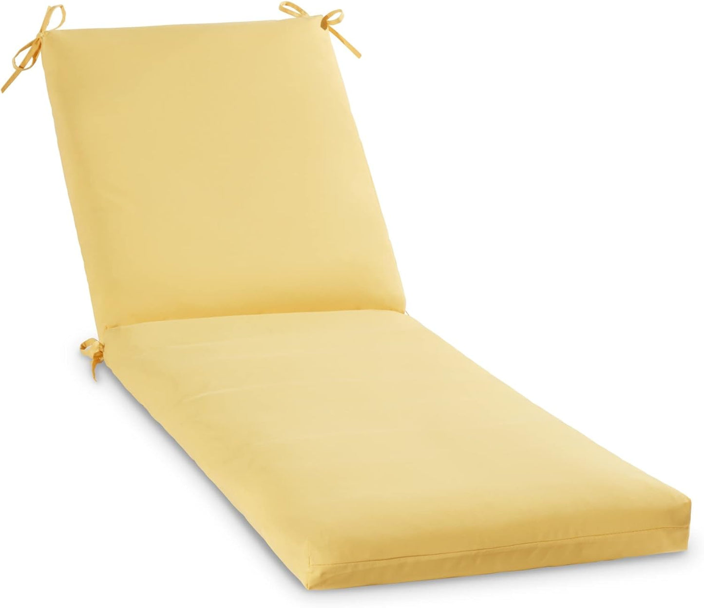 South Pine Porch Outdoor Reversible Chaise Lounge Chair Cushion with String Ties, Jamboree Paisley