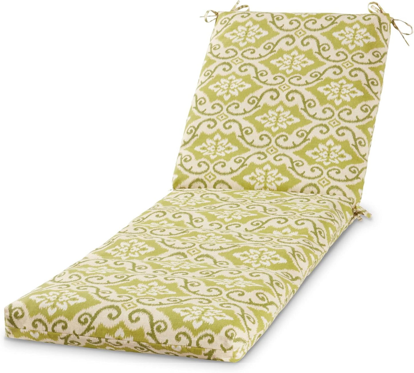 Greendale Home Fashions Outdoor Reversible Chaise Lounge Chair Cushion, Paisley