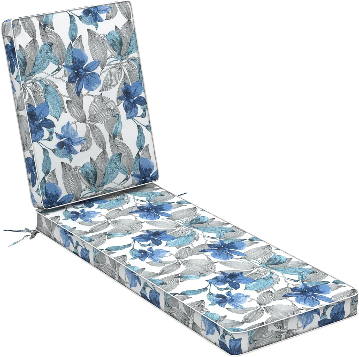 LVTXIII Outdoor Chaise Lounge Cushion, 72 x 21 x 3 Inch Patio Water-Repellent Lounge Chair Seat Cushions for Garden, Furniture, Home Decor, Pretty Paisley