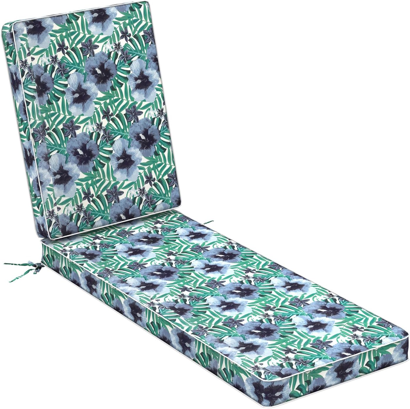 LVTXIII Outdoor Chaise Lounge Cushion, 72 x 21 x 3 Inch Patio Water-Repellent Lounge Chair Seat Cushions for Garden, Furniture, Home Decor, Pretty Paisley