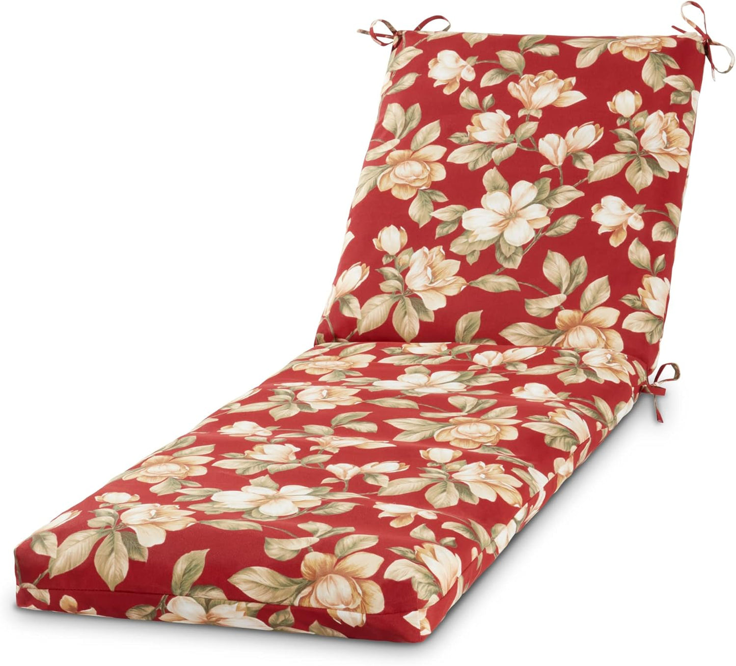 Greendale Home Fashions Outdoor Reversible Chaise Lounge Chair Cushion, Paisley