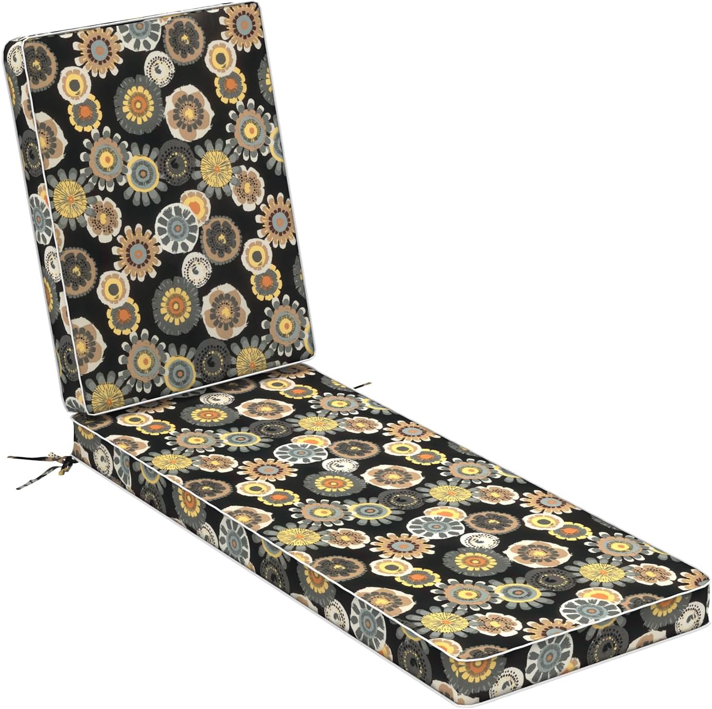 LVTXIII Outdoor Chaise Lounge Cushion, 72 x 21 x 3 Inch Patio Water-Repellent Lounge Chair Seat Cushions for Garden, Furniture, Home Decor, Pretty Paisley