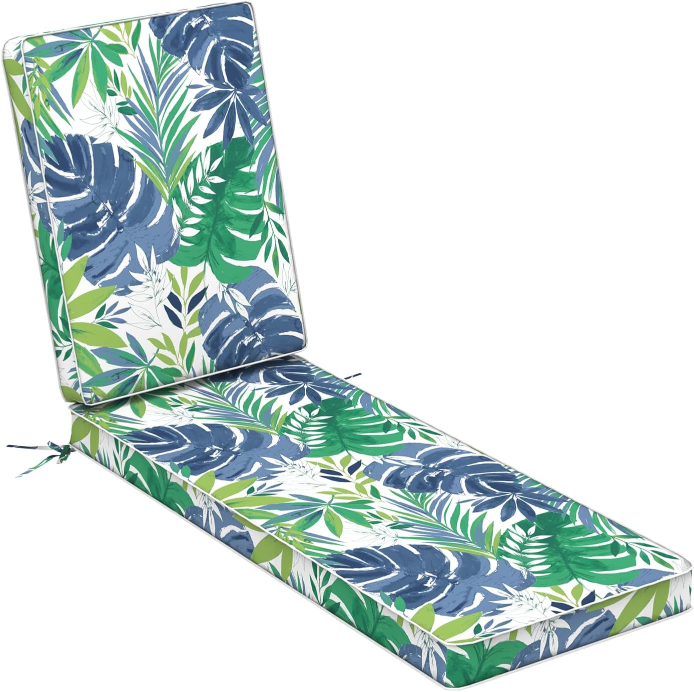 LVTXIII Outdoor Chaise Lounge Cushion, 72 x 21 x 3 Inch Patio Water-Repellent Lounge Chair Seat Cushions for Garden, Furniture, Home Decor, Pretty Paisley