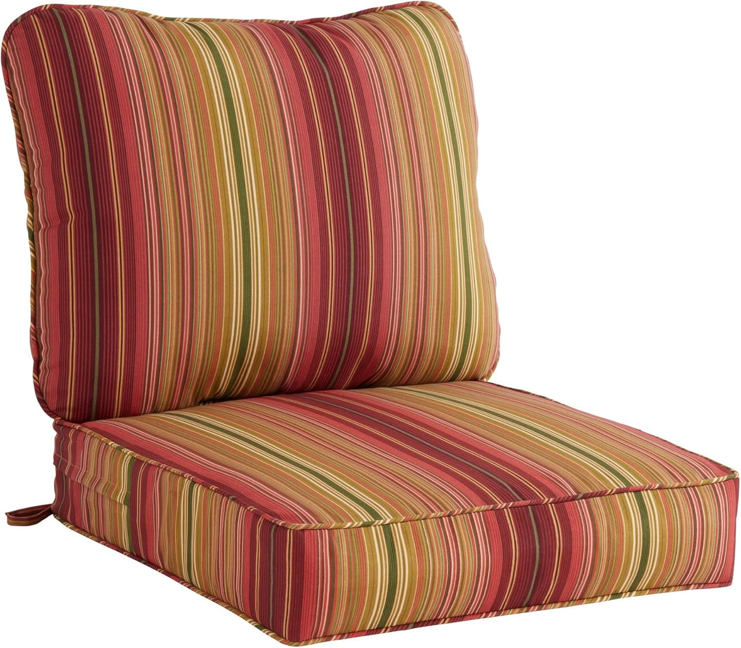 South Pine Porch Outdoor 2-Piece Deep Seat Cushion Set, Jamboree Paisley