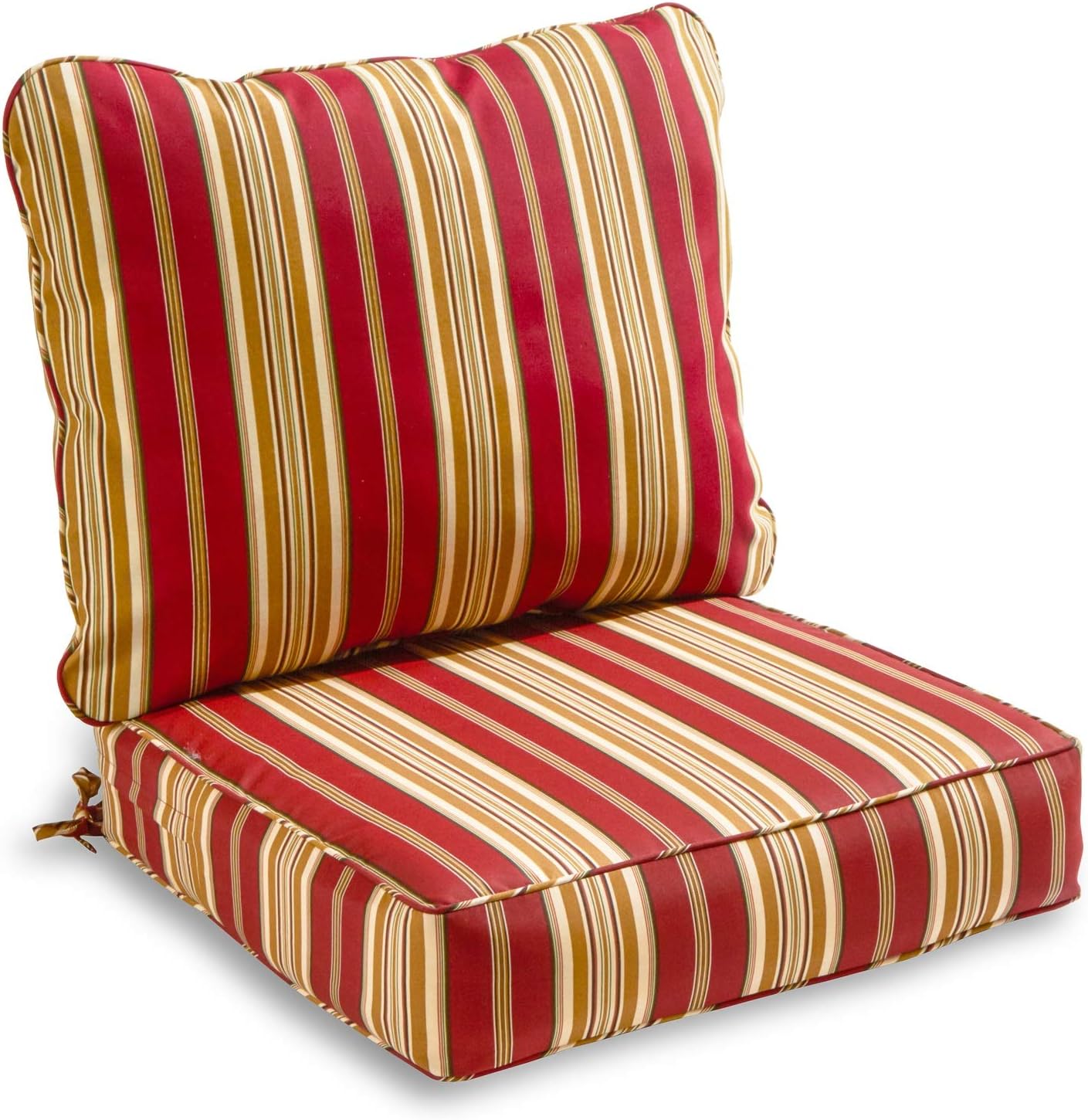 South Pine Porch Outdoor 2-Piece Deep Seat Cushion Set, Jamboree Paisley