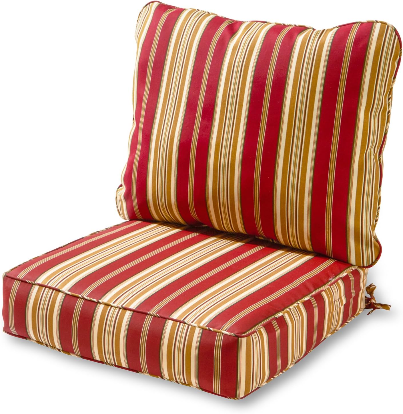 Greendale Home Fashions 2-Piece Outdoor Deep Seat Cushion Set, Paisley