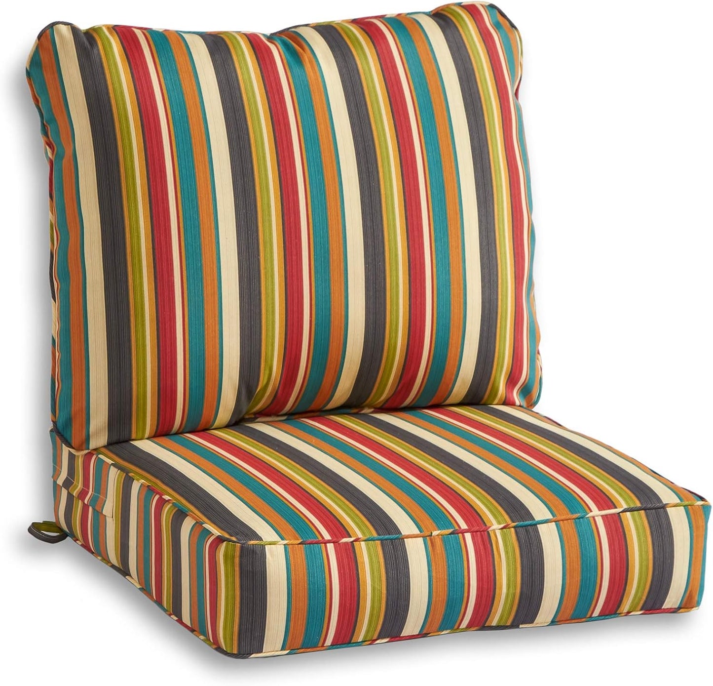 South Pine Porch Outdoor 2-Piece Deep Seat Cushion Set, Jamboree Paisley