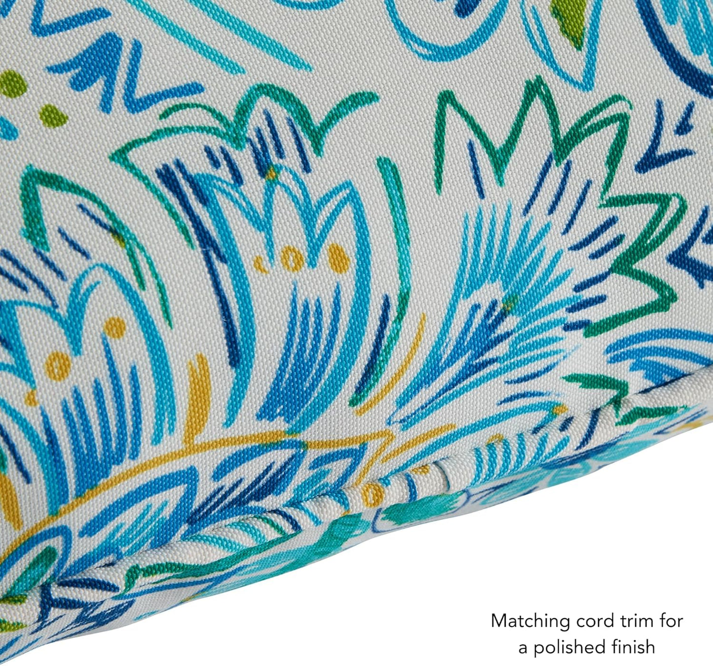 Greendale Home Fashions 2-Piece Outdoor Deep Seat Cushion Set, Paisley