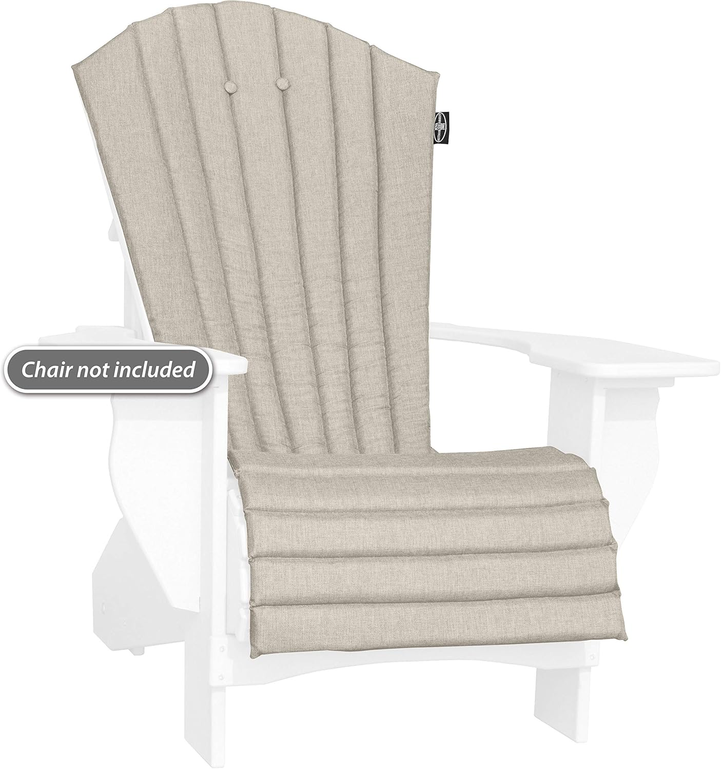 JCA Outdoor All-Weather Patio Chair seat Cushion, Quick Drying Fabric - Adirondack Chair Cushion for Your Chair-Chair not Included (Paisley)