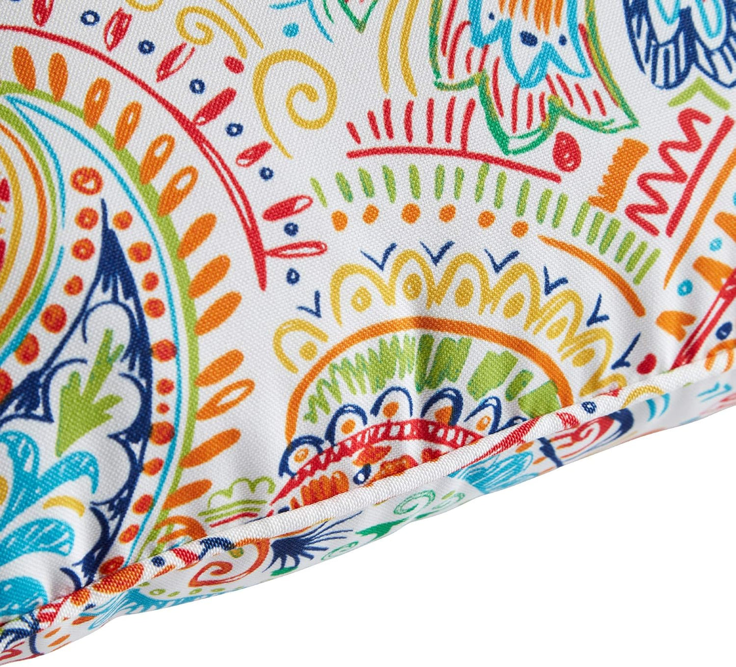 South Pine Porch Outdoor 2-Piece Deep Seat Cushion Set, Jamboree Paisley