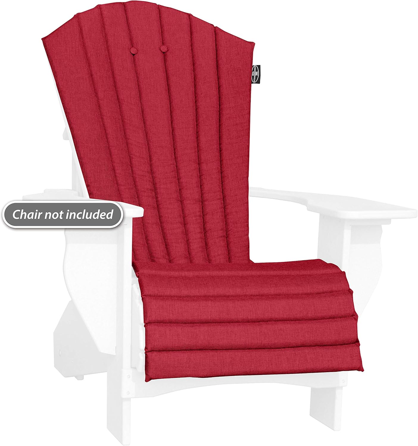 JCA Outdoor All-Weather Patio Chair seat Cushion, Quick Drying Fabric - Adirondack Chair Cushion for Your Chair-Chair not Included (Paisley)